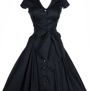 Pinup Girl Clothing polka dot Colette dress